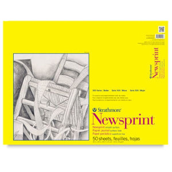 Strathmore 300 Series Newsprint Pads 18x24